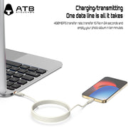 ATB Silicone - Type-C to Lightning Cable