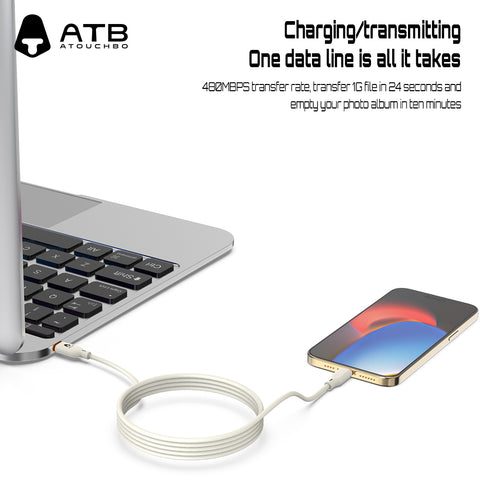 ATB Silicone - USB to Lightning Cable